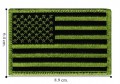 American Flag Style-1 Embroidered Iron On Patch