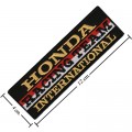 Honda Racing Style-10 Embroidered Iron On Patch