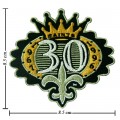 New Orleans Saints Anniversary Style-1 Embroidered Iron On Patch