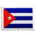 Cuba Nation Flag Style-1 Embroidered Iron On Patch