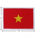 Vietnam Nation Flag Style-1 Embroidered Iron On Patch