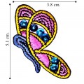 Butterfly Style-27 Embroidered Iron On Patch