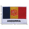 Andorra Nation Flag Style-2 Embroidered Iron On Patch