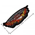 Harley Davidson Tribal Eagle Flames Patches Embroidered Iron On Patch