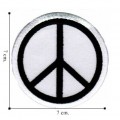 Peace Symbol Style-6 Embroidered Iron On Patch