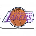 Los Angeles Lakers Style-1 Embroidered Iron On Patch