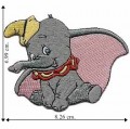 Dumbo Elephant Embroidered Iron On Patch