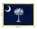 South Carolina State Flag Embroidered Iron On Patch