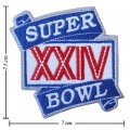 Super Bowl XXIV 1989 Style-24 Embroidered Iron On Patch