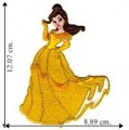 Princess Belle Embroidered Iron On Patch