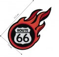 Route-66 Sign Style-1 Embroidered Iron On Patch