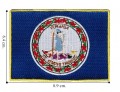 Virginia State Flag Embroidered Iron On Patch
