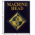 Machine Head Music Band Style-1 Embroidered Iron On Patch