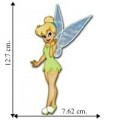 Fairy Tinkerbell Silhouette Style-2 Embroidered Iron On Patch