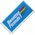 Benetton F1 Racing Style-2 Embroidered Iron On Patch