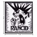 Rancid Music Band Style-2 Embroidered Iron On Patch