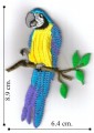 Macaw Style-1 Embroidered Iron On Patch