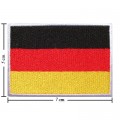 Germany Nation Flag Style-1 Embroidered Iron On Patch