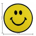 Smiley Face Style-2 Embroidered Iron On Patch