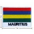 Mauritius Nation Flag Style-2 Embroidered Iron On Patch