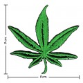 Marijuana Leaf Style-3 Embroidered Iron On Patch