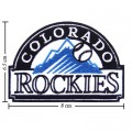 Colorado Rockies Style-1 Embroidered Iron On Patch