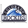 Colorado Rockies Style-1 Embroidered Iron On Patch