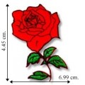 Rose Flower Style-2 Embroidered Sew On Patch