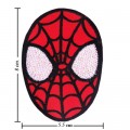 Spider man Face Embroidered Iron On Patch