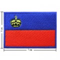 Liechtenstein Nation Flag Style-1 Embroidered Iron On Patch