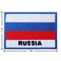 Russian Federation Nation Flag Style-2 Embroidered Iron On Patch