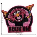 The Muppet's Animal Rock On Embroidered Iron On Patch
