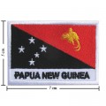 Papua New Guinea Nation Flag Style-2 Embroidered Iron On Patch