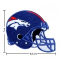 Denver Broncos Helmet Style-1 Embroidered Iron On Patch