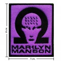 Marilyn Manson Music Band Style-1 Embroidered Iron On Patch