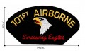 101st Airborne Division Screaming Eagles Embroidered Iron On Patch