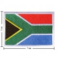 South Africa Nation Flag Style-1 Embroidered Iron On Patch