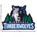 Minnesota Timberwolves Style-1 Embroidered Iron On Patch