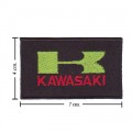 Kawasaki Motorcycle Style-3 Embroidered Iron On Patch