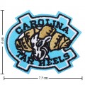 North Carolina Tar Heels Style-1 Embroidered Iron On Patch