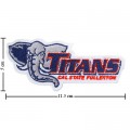 Cal State Fullerton Titans Style-1 Embroidered Iron On Patch