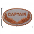 The Captain US ARMY Style-1 Embroidered Iron On Patch
