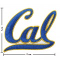 California Golden Bears Style-1 Embroidered Iron On Patch