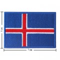 Iceland Nation Flag Style-1 Embroidered Iron On Patch