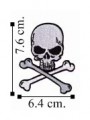 Skull Style-9 Embroidered Iron On Patch