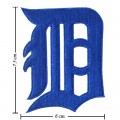 Detroit Tigers Primary Style-1 Embroidered Iron On Patch
