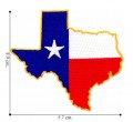 Texas State Flag Style-1 Embroidered Iron On Patch