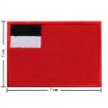 Georgia Nation Flag Style-1 Embroidered Iron On Patch