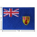 Turks And Caicos Islands Nation Flag Style-1 Embroidered Iron On Patch