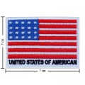 United States Of American Nation Flag Style-2 Embroidered Iron On Patch